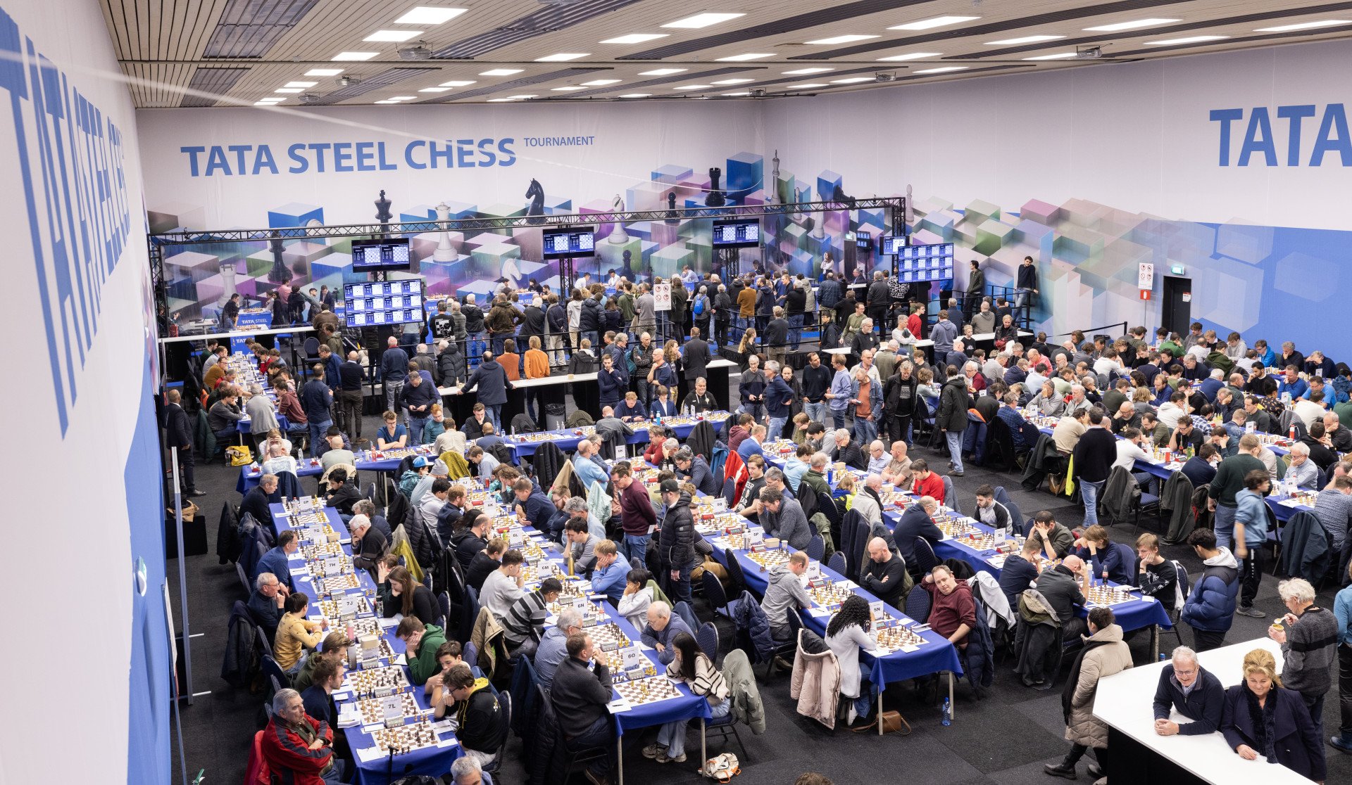 Inschrijving amateurtoernooien Tata Steel Chess Tournament gaan van